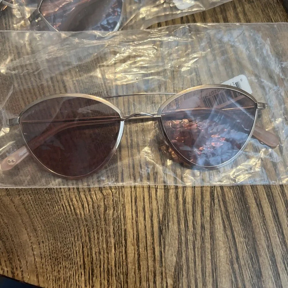 Garrett Leight Breeze Sunglasses Women's Breeze Brow Bar Cat Eye - Picture 4 of 4